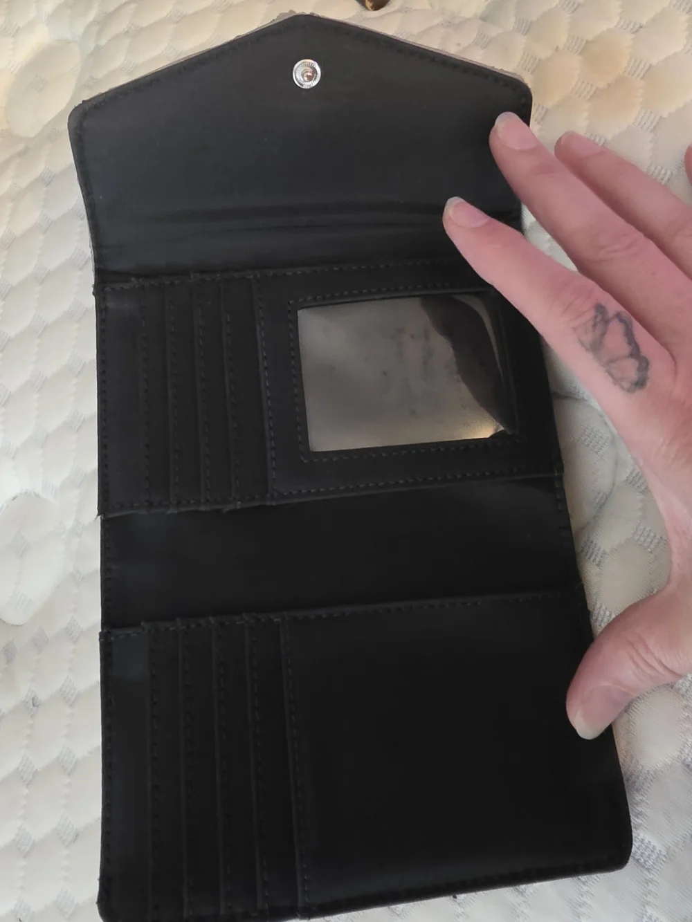 Tommy Hilfiger Beige and Gray Phone Wallet Case